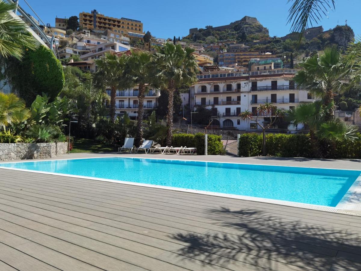 Taormina Lukos House In Center With Pool By Taormina Holidays Exteriör bild